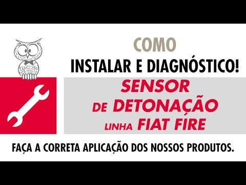COMO INSTALAR - Sensor de Detonação Linha Fiat Fire